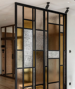 Pannello Divisorio Interno Personalizzato in Stile Retrò, in Acciaio Inossidabile, Lussuoso, Impermeabile, Durevole, Separatore per Ambienti Multifunzionale - Product Image 1