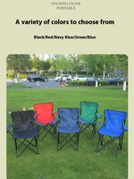 Chaise de camping pliable portable robuste d'usine pour pique-niques, pêche, jardin, plage, camping, voyage