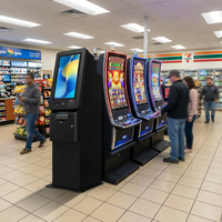 FutureLogic Gen 2 Evrensel TITO Yazıcılı Jetonlu Bilet Giriş-Çıkış Ödüllü Kiosk ARCADE MAKİNESİ Beceri Oyunları (İngilizce)