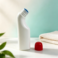 50 100ml HDPE flesjes met gebogen nek en sponsapplicator, knijpfles voor anti-muggenvloeistof, verpakking voor kalmerende oplossingen