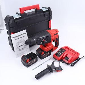Martillo Rotatorio Inalámbrico de Alta Potencia de 42 V, Martillo Demoledor Eléctrico de 30 mm, Compatible <span class=keywords><strong>con</strong></span> Paquetes de Baterías DeWalt, <span class=keywords><strong>Milwaukee</strong></span> y Makita - Product Image 2