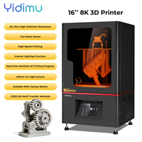 Impresora 3D de Resina SLA/LCD de Escritorio de 16 Pulgadas y 8K, Impresora 3D de Alta Precisión con Curado por Luz UV para Modelos de Juguetes