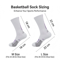 Chaussettes de basketball pour hommes avec logo personnalisé, épaisses, en tissu éponge, à compression, pour le sport, chaussettes de course pour hommes