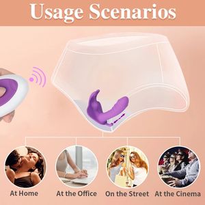 APP שלט רחוק אלחוטי ויברטור מין צעצוע עבור אישה פרפר תחתוני תחתוני תחתונים רטט juguetes sexuales - Product Image 6