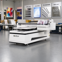 Mesin Printer UV Flatbed Multifungsi 6090 dengan Vacuum Bed 3 Printhead I3200 untuk Pencetakan Inkjet Digital pada Media Kaku