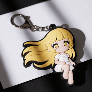Anime tema 2D yumuşak PVC anahtarlık özel mal yumuşak PVC anahtarlık özel kişisel imza desen hatıra - Product Image 3