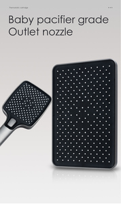 혁신적인 현대 디지털 디스플레이 욕실 샤워 꼭지 다기능 황동 욕실 세트 비 스프레이 패턴 크롬 표면 - Product Image 4