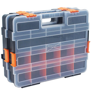 Caja organizadora de plástico apilable, caja de herramientas, caja de tornillos de plástico - Product Image 2