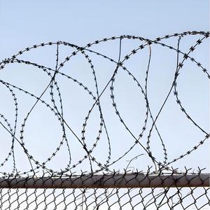 Alambre de Hierro Galvanizado para Cercas de Seguridad, Alambre de Púas para Prisiones, Alambre de Púas Cruzado, Alambre de Púas <span class=keywords><strong>Concertina</strong></span>, Alambre Anti-Escalada, Espaciado de Púas Personalizable - Product Image 6