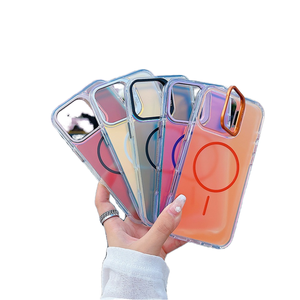 เคสโทรศัพท์มือถือสำหรับ Apple 17 พร้อมที่ยึดเลนส์ ป้องกันรอยขีดข่วน วัสดุ TPU เรียบง่าย สำหรับ iPhone 16 <span class=keywords><strong>Promax</strong></span> เปลี่ยนสีได้ 15 แม่เหล็กไล่เฉด<span class=keywords><strong>สี</strong></span> <span class=keywords><strong>14</strong></span> - Product Image 1