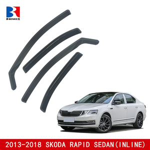 Factory Directly Sell High End In-channel Injection Deflector <b>Window</b> Visor for SKODA RAPID SEDAN 2013-2018 - Product Image 2