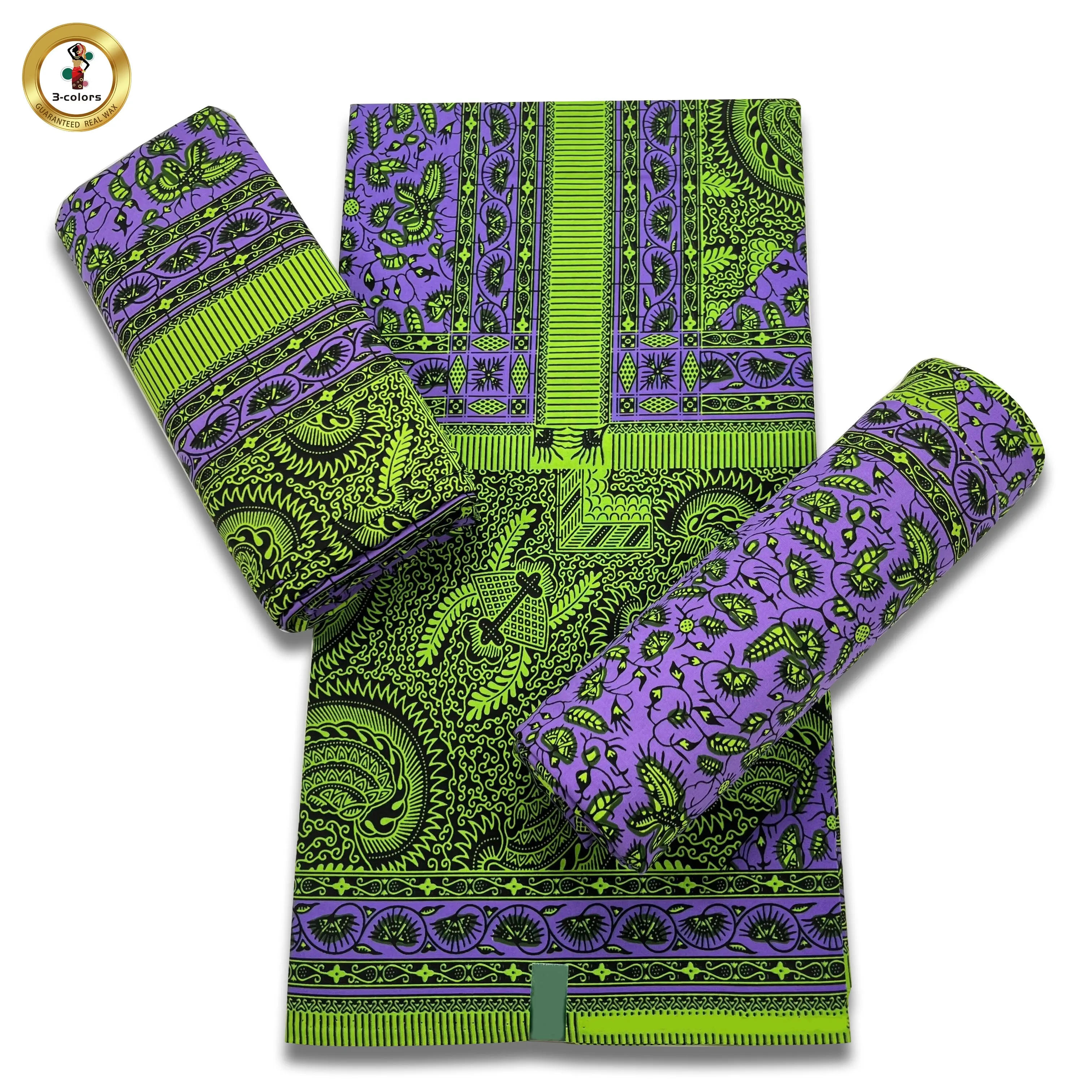 Thiết Kế Nóng 100% Cotton Ankara Vải Phi Sáp Kente Vải Ghana