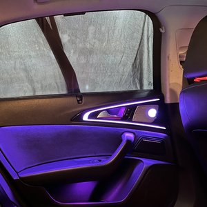 ไฟตกแต่งภายในแบบกำหนดเองสำหรับ Audi A6L/C7 ปี 2012-2018 Symphony LED แถบอะคริลิค ไฟสร้างบรรยากาศ ขายจากโรงงาน - Product Image 3