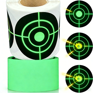 Papel de Tiro que Brilla en la Oscuridad, Fácil de Ver al Impactar, Papel de Tiro de Alta Visibilidad para Práctica con Retroalimentación Visual - Product Image 6