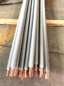 Bakır ekstrüde alüminyum Fin tüpler sarmal bakır kanatlı borular soğutma ısı değiştirici - Product Image 6