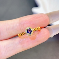 Hot Sale Good Price 925 Sterling Silver Natural Sapphire Jewelry Set 4x5mm Certified Luxury Fashion Wedding Engagement OEM ODM
