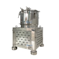 Structure de laboratoire de haute qualité petite centrifugeuse d'extraction d'alcool/d'huile de chanvre de panier de filtre 10l-45l