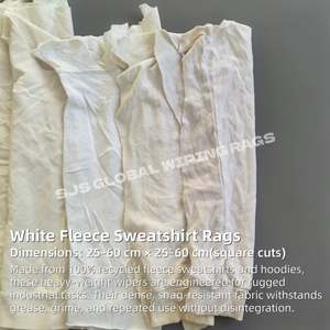 Trapos de Algodón Blanco Puro para Uso Industrial, Trapos de Limpieza Industrial, Trapos de Felpa Marina para Limpieza - Product Image 2