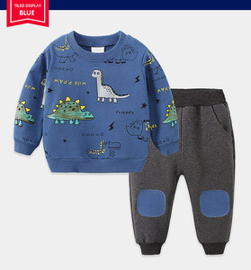 Nuevo Diseño de Sudadera con Capucha de Dinosaurio, Conjuntos de Ropa Casual de 2 Piezas para Niños, Pantalones Deportivos para Niños, Conjuntos de Ropa para Niños Otoño - Product Image 3