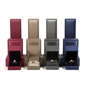 Luxury PU Leather Jewelry Box Set Box Custom Fashion Jewelry Gift Box with Logo