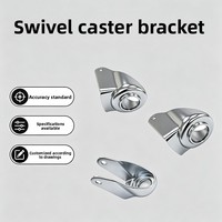 Roulettes pivotantes robustes en acier au carbone galvanisé, 3, 4 et 5 pouces, avec supports de montage, directement de l'usine et en stock