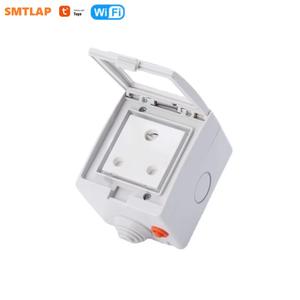 <span class=keywords><strong>Lapu</strong></span> ปลั๊กเสียบผนังอัจฉริยะสำหรับกลางแจ้ง16A กันน้ำได้ IP55แอฟริกาใต้รองรับ Google Home แอป Alexa รีโมทคอนโทรล WIFI - Product Image 2