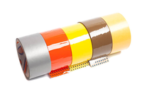 Code HS 39109090 Rouleau géant d'adhésif d'emballage transparent en BOPP, matière première acrylique résistante à la chaleur pour ruban adhésif de scellage de boîtes
