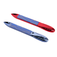Lime à ongles pointue colorée Ironass Nail Glass Logo personnalisé Sac d'opp écologique Double Nano Glass File
