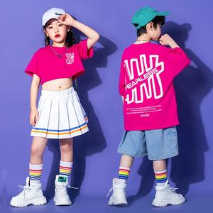 <span class=keywords><strong>Ropa</strong></span> de baile de Hip Hop <span class=keywords><strong>para</strong></span> niños, camiseta, <span class=keywords><strong>ropa</strong></span> de calle, falda blanca <span class=keywords><strong>para</strong></span> niñas, niños, trajes de baile de Jazz, <span class=keywords><strong>ropa</strong></span> de escenario <span class=keywords><strong>para</strong></span> adolescentes - Product Image 3