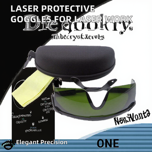 Nuevas Gafas Protectoras Láser con Protección Multi-Largo de Onda para Marcado, Grabado, Soldadura, Corte, Eliminación de Óxido - Anti-Radiación Láser - Product Image 2