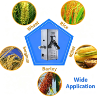 Nouvelle machine à décortiquer et polir le riz de type armoire en acier inoxydable 220V, petite décortiqueuse de riz paddy, machine à éliminer les insectes du riz