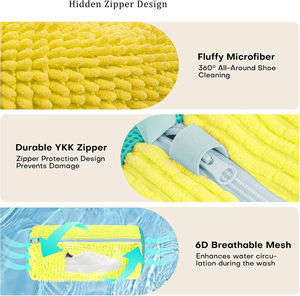 Sac de lavage pour chaussures résistant à la déformation, lavable et séchable en machine, adapté à la plupart des types de chaussures - Product Image 6