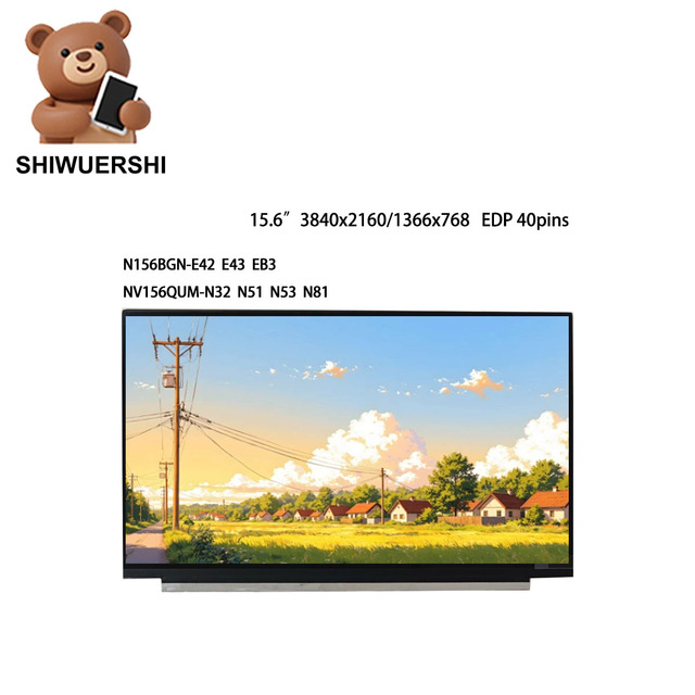 Wholesale 15.6 Inch EDP 40pins 60Hz Lcd Screen N156BGN E42 E43 EB3 NV156QUM N32 N51 N53 N81