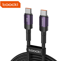 Toocki USBC 100W câble de charge rapide Type C PD 5A câble PP tissage câble de données pour téléphone portable