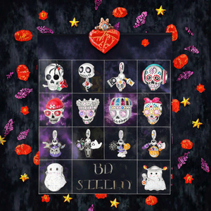 2025 Halloween libération squelette espiègle citrouille pendentif perle 925 argent cuivre Zircon bijoux Bracelet fêtes cadeaux - Product Image 3