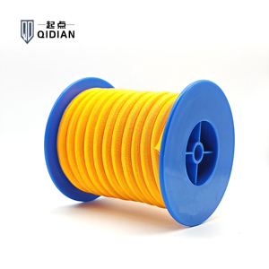 8Mm Cam Vàng Cao Su Nhiệm Vụ Nặng Nề Bungee Thiết Bị Tập Thể Dục Bungee Nhảy Dây Với Hai Vòng Sốc Dây Cho Tập Luyện - Product Image 3