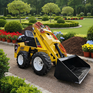 Mini-chargeuse compacte multifonctionnelle Type 26 25HP - Chargeuse frontale sur chenilles diesel pour usage agricole Livraison gratuite - Product Image 1