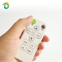 Control Remoto Infrarrojo Inteligente para TV, 11 Botones, Blanco, Personalizado, OEM/ODM de Fábrica, Transmisor LED para Hogar Inteligente con Batería CR2025, Plástico ABS