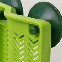 Panier de rangement d'angle à ventouse pour petits animaux, vert citron, en plastique ABS, support ventilé pour cage, tailles S et L