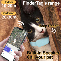 Dispositif anti-perte étanche pour chien de compagnie Localisateur intelligent Suivi GPS Tracker Collier pour IOS FindMy