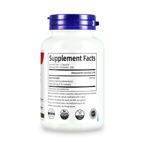 Capsules d'extrait de palmier nain de haute qualité avec huile de graines de citrouille pour soutenir la santé masculine – Complément alimentaire de palmier nain - Product Image 2