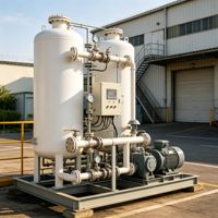 Générateur d'azote PSA monté sur châssis, conforme aux normes alimentaires, pour l'emballage sous atmosphère modifiée de poudre laitière