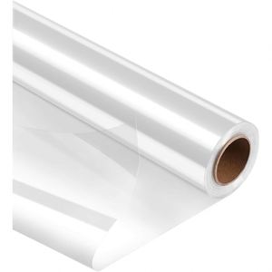 Wholesale Soft Transparent Moisture Proof Shrink <b>Film</b> Roll Casting Processed Bag Wrapper for Photo Frame Stickers Craft Use - Product Image 1