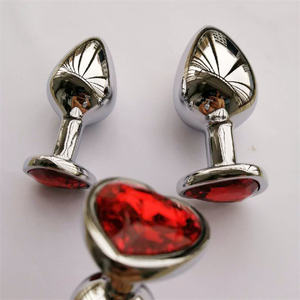 Tapón Anal Unisex <span class=keywords><strong>de</strong></span> Metal y Cristal Pequeño, <span class=keywords><strong>Dilatador</strong></span> Anal <span class=keywords><strong>de</strong></span> Cristal a Precio Económico para Juegos Sexuales, Joya para Masturbación Anal - Product Image 3