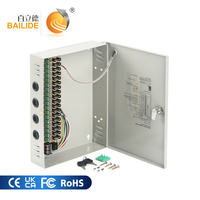 Fuente de Alimentación Conmutada para Interiores BLD-12V-20A-240W de 18 Canales para Cámara, Transformador de Alta Eficiencia de Salida Única para Luz LED, 220V a 12V