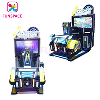 Funspace-Machine de jeu vidéo à pièces, simulateur d'arcade rapide et furieux, machine de jeu de voiture de course