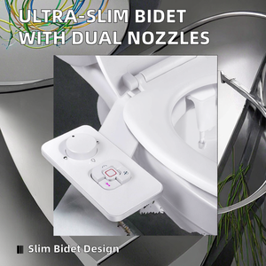 Сверхтонкая пластиковая насадка для биде - Product Image 3