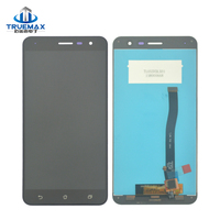 Layar Amoled untuk Asus Rog Phone 2 3 6 Tela Original Lcd Display Zenfone 3 5 8 Deluxe Zs570kl Ze552kl Layar Sentuh dengan Bingkai