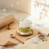 Bougies de Noël en Cire de Soja Artisanales Personnalisables et Mignonnes, avec 8% de Parfum Non Toxique et Arôme Stable pour les Supermarchés