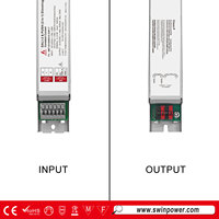 Alimentation LED 100W à courant constant 2100mA, boîtier acier, 120-277VAC, compatible DALI-2 D4I PUSH Dimming